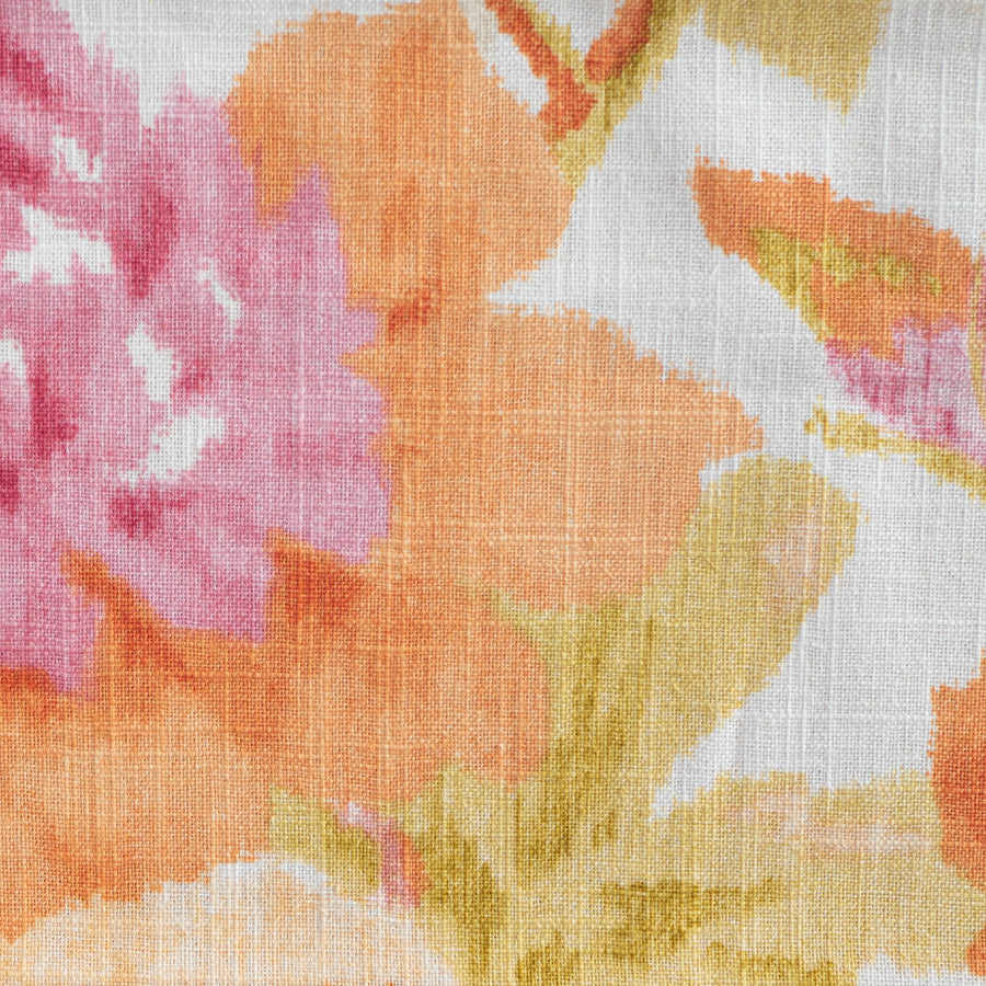 Covington Brookwood Spring fabric in orange and pink