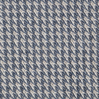 Houndstooth fabric in blue and white