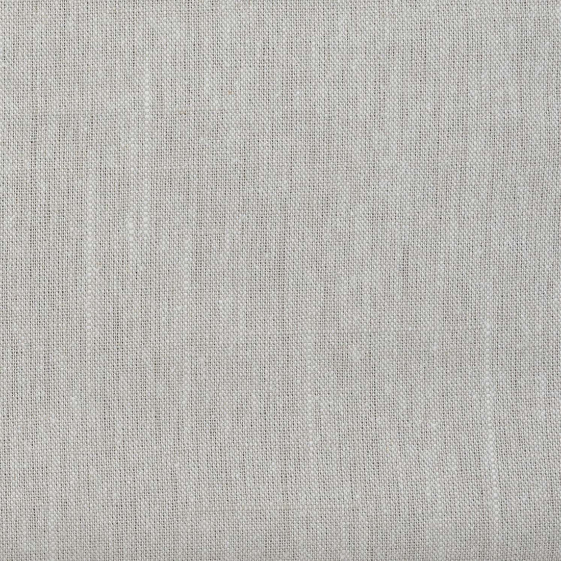 A close-up of a light, stone gray linen fabric.