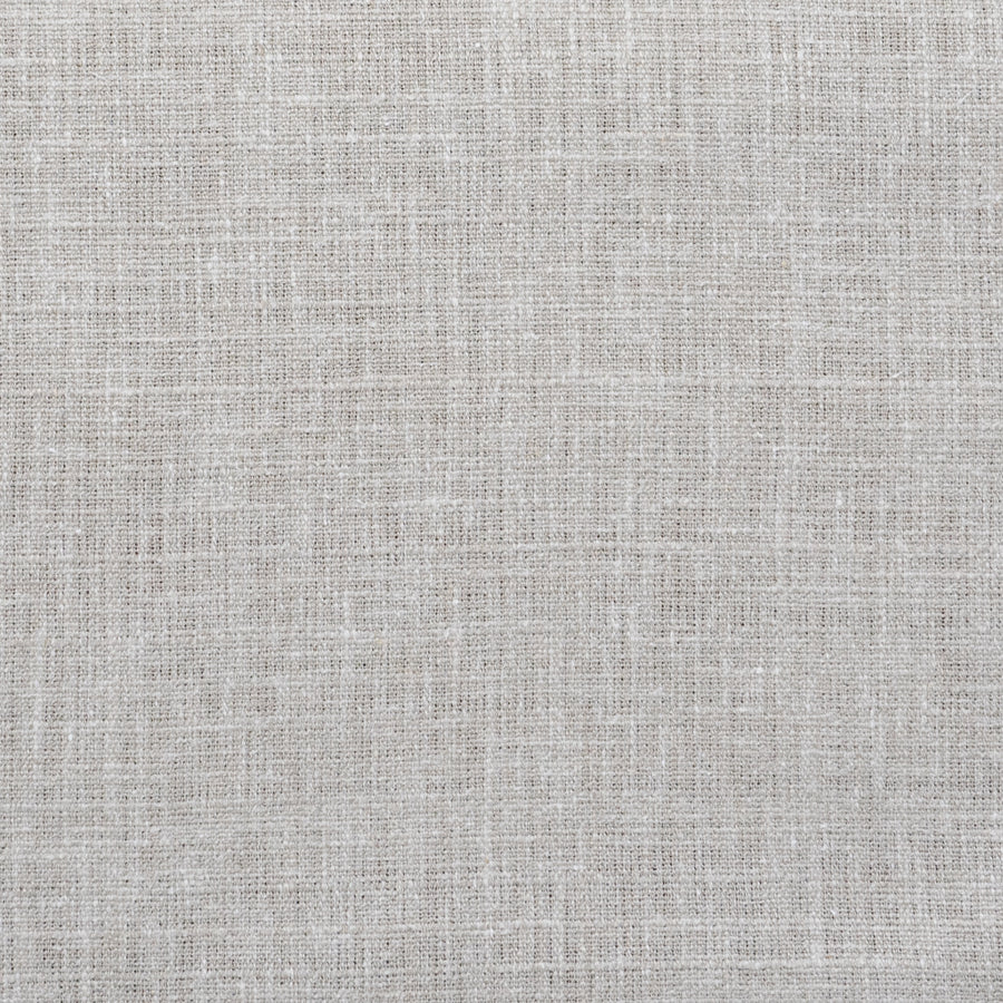 Nickel gray linen-blend fabric