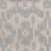 A close-up of Oncillary Mist ikat fabric.