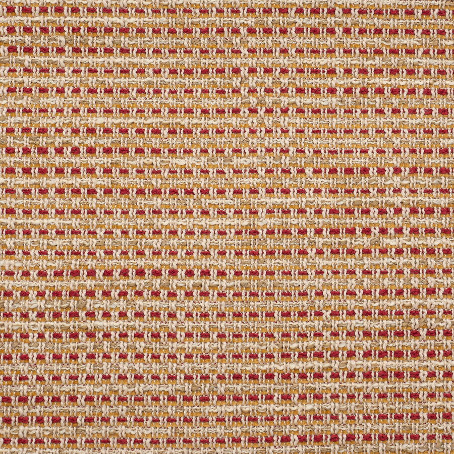 Robert Allen gold and red chenille fabric