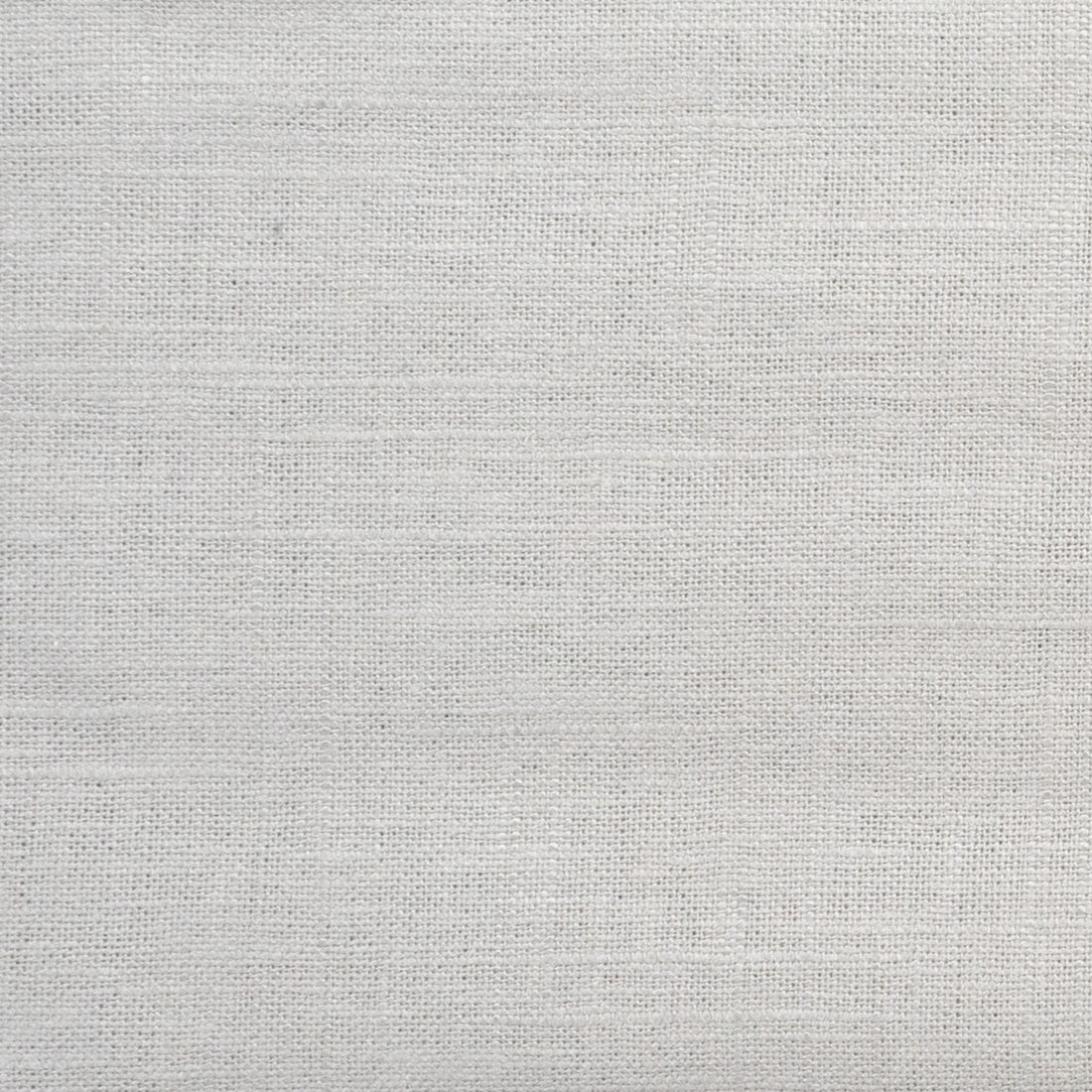 Detailed close-up of a solid, light gray linen fabric